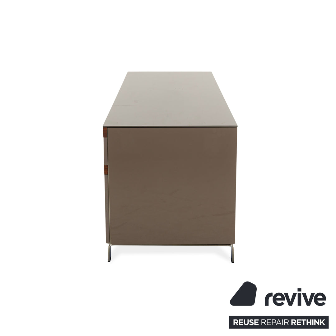 Buffet en bois Joop avec tiroirs gris