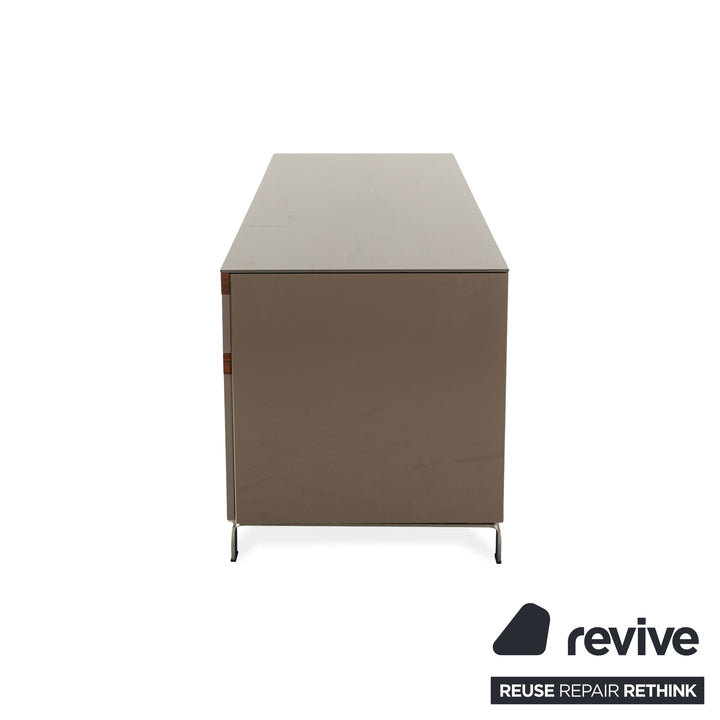 Buffet en bois Joop avec tiroirs gris