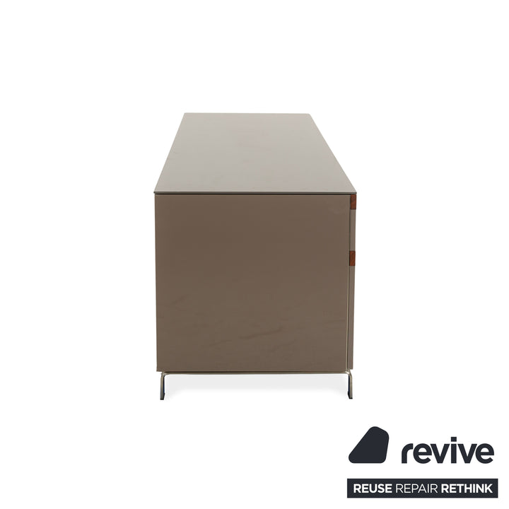 Buffet en bois Joop avec tiroirs gris
