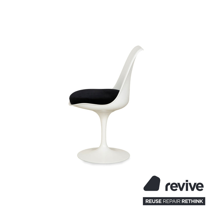 Chaise Tulipe en Plastique Knoll International Saarinen Blanche Originale
