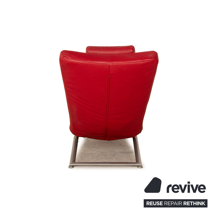 Koinor Jeremiah Leder Liege Rot manuelle Funktion Relaxfunktion Liegefunktion