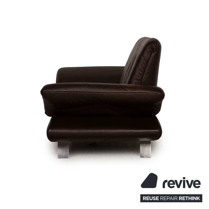 Koinor Rossini Leder Zweisitzer Braun Sofa Couch Funktion