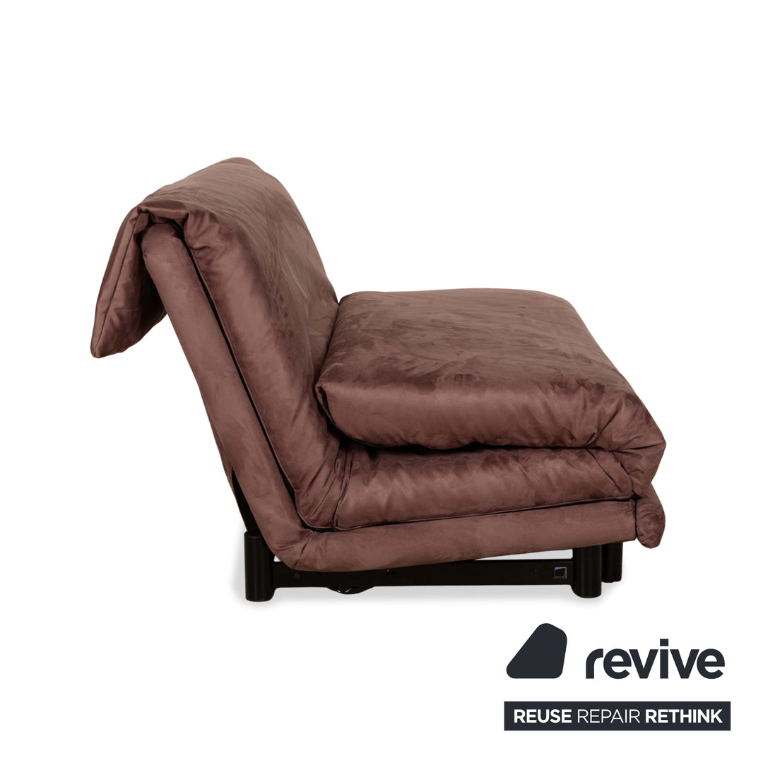 Ligne Roset Multy Stoff Dreisitzer Beige Braun Sofa Couch Schlafsofa Neubezug