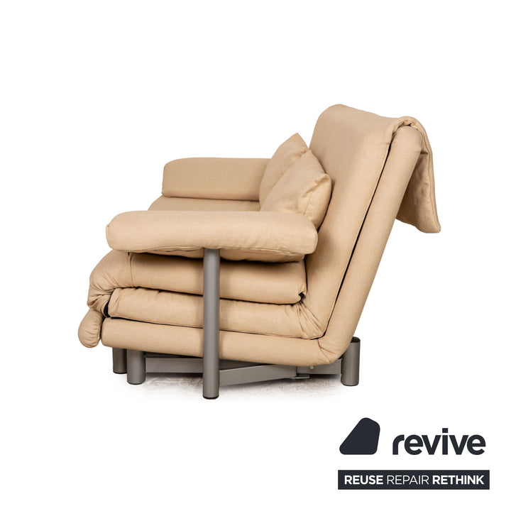 Ligne roset Canapé 3 places en tissu Multy Beige, canapé-lit, fonction couchage