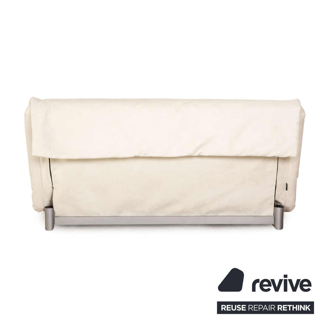Ligne roset Canapé 3 places en tissu Multy blanc, housse neuve
