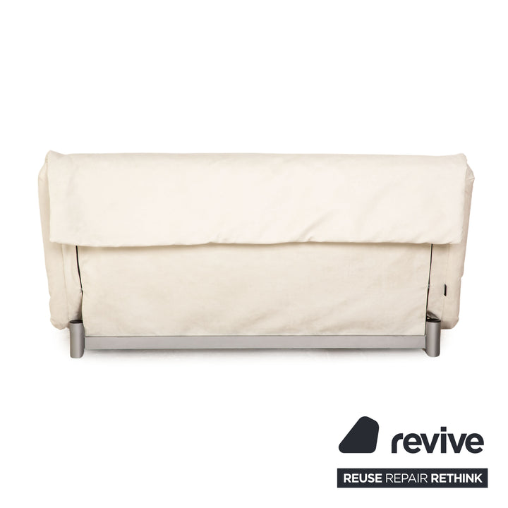 Ligne roset Canapé 3 places en tissu Multy blanc, housse neuve