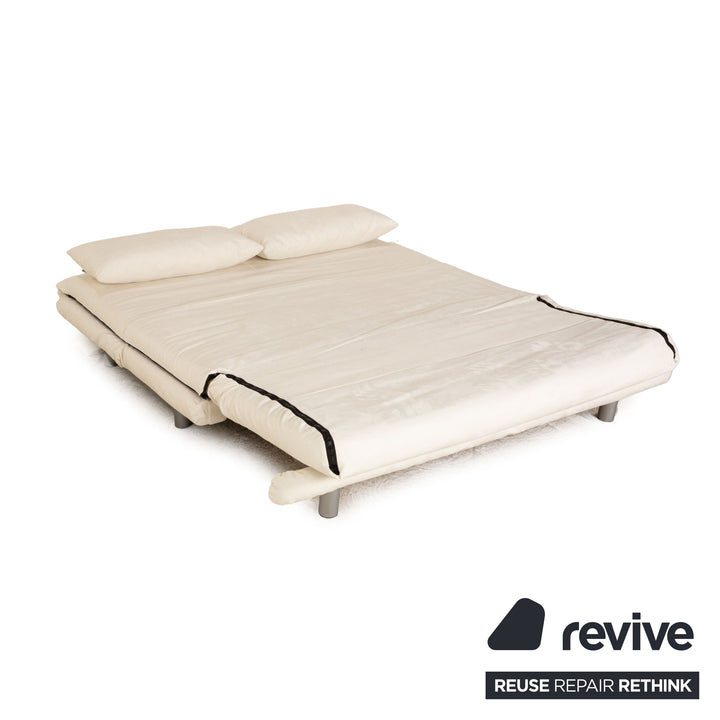 Ligne roset Canapé 3 places en tissu Multy blanc, housse neuve