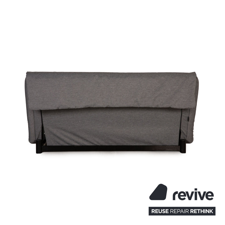 Ligne Roset Canapé En Tissu Multy Gris 3 Places Fonction Canapé Fonction Sommeil Nouvelle Housse