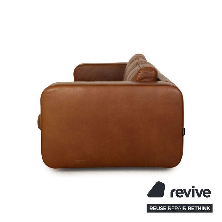 Machalke Valentino Leder Viersitzer Braun Sofa Couch
