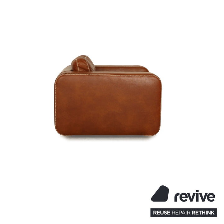 Machalke Valentino fauteuil en cuir marron
