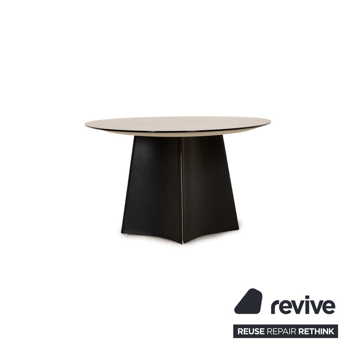 Matteo Grassi Glass Table Black dining table