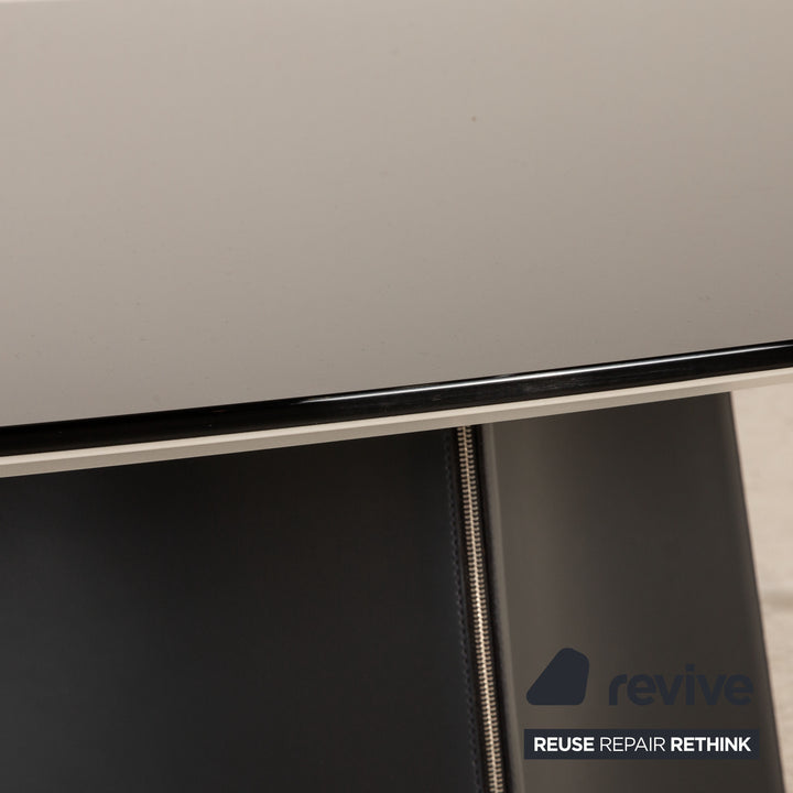 Matteo Grassi Glass Table Black dining table