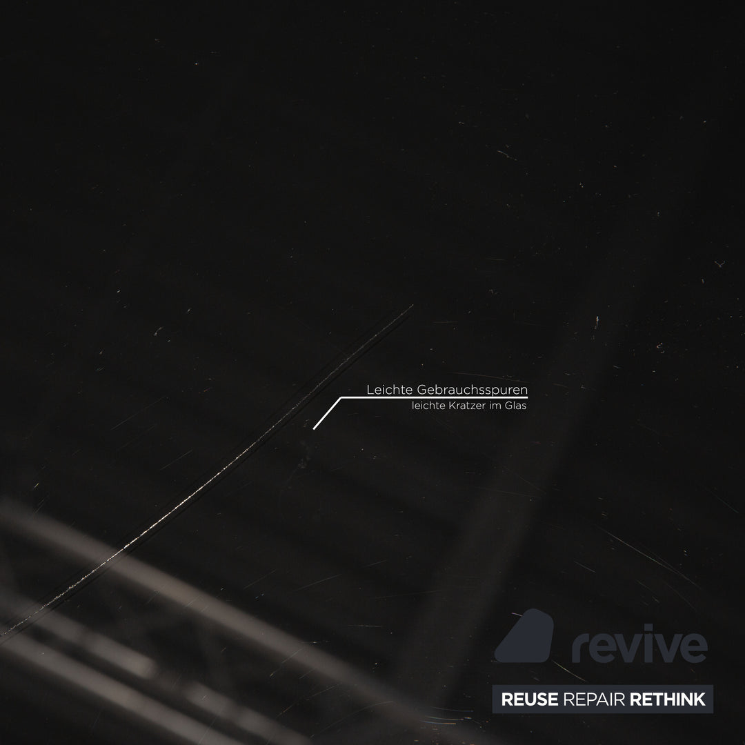 Matteo Grassi Glass Table Black dining table