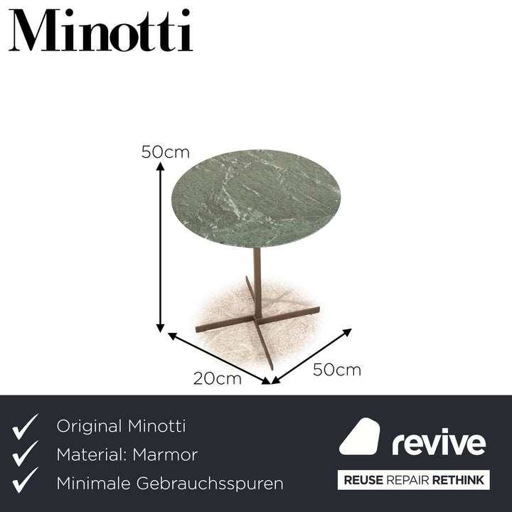 Minotti Occasional Table JOY Marble Coffee Table Green