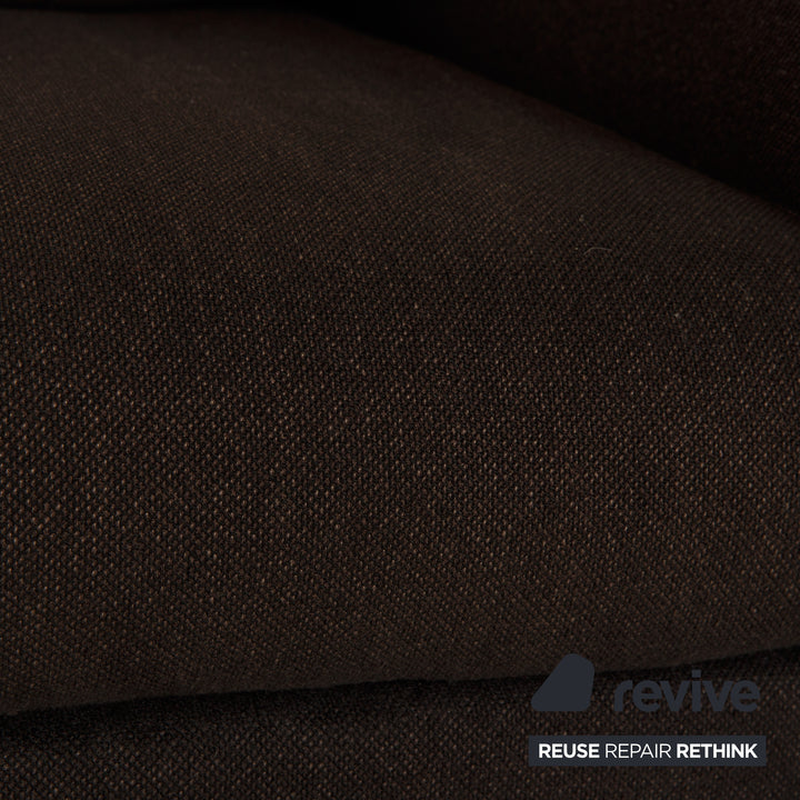 Minotti Fabric Armchair Set Grey Brown