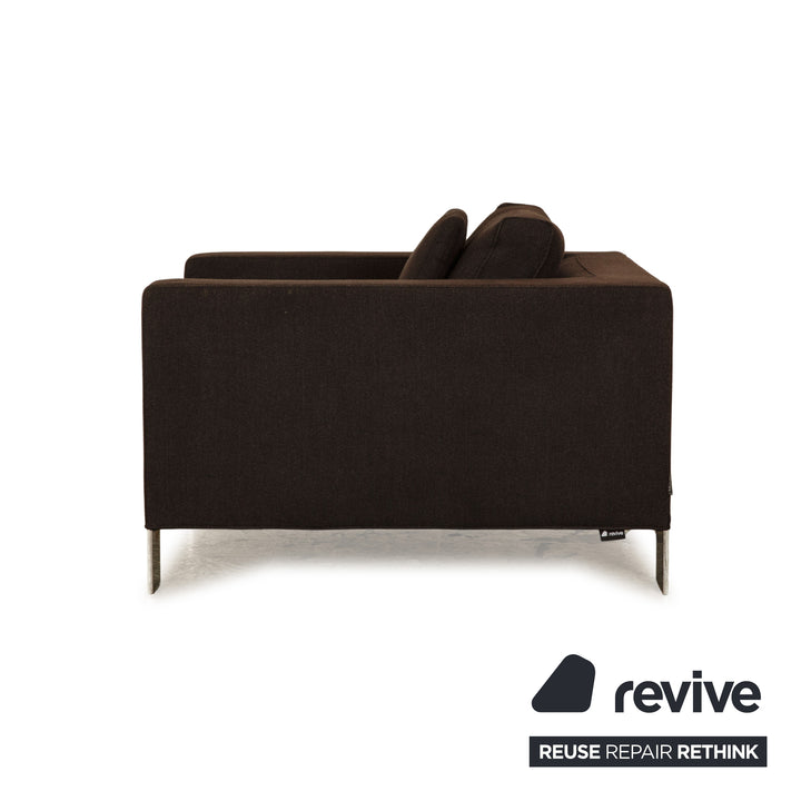 Minotti Fabric Armchair Grey Brown