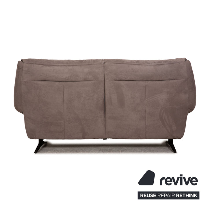 Mondo Malu Stoff Zweisitzer Grau Taupe Sofa Couch