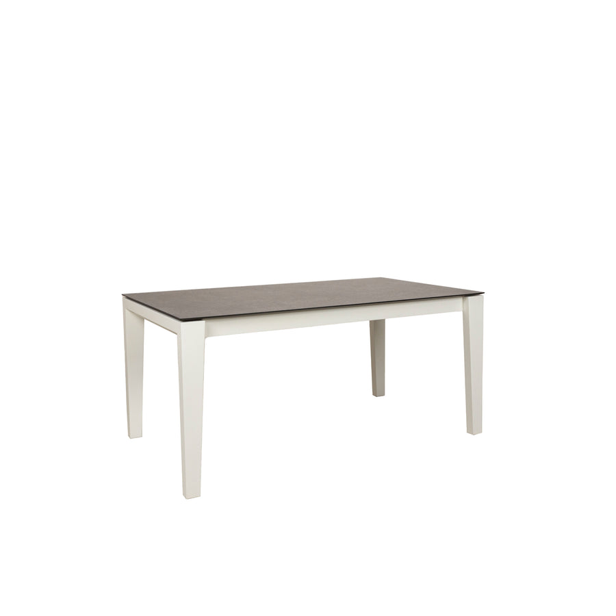 Mondo Qbis Dining Table Wood Resin Grey White