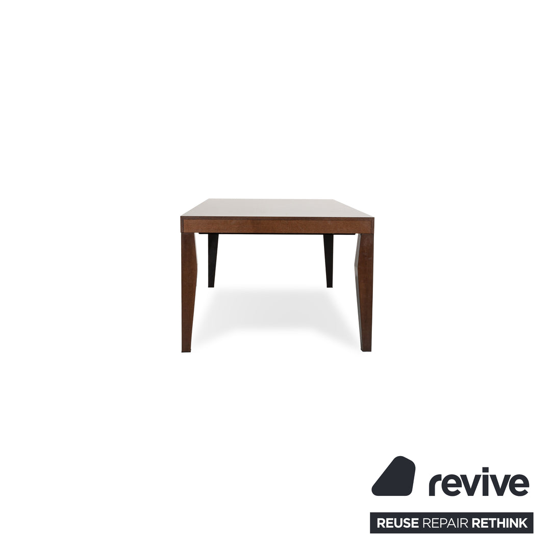 Natuzzi Wooden Dining Table Brown 180 x 105 x 75 cm