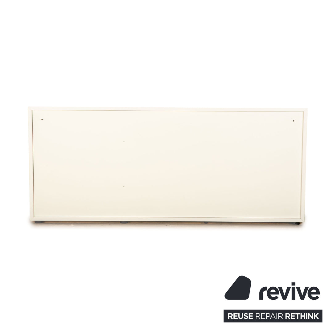 PIURE Holz Sideboard Weiß 180 x 78 x 48 cm