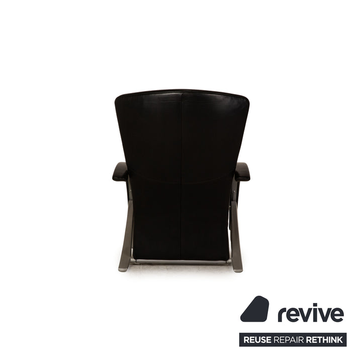Fauteuil en cuir Rolf Benz 3100 noir