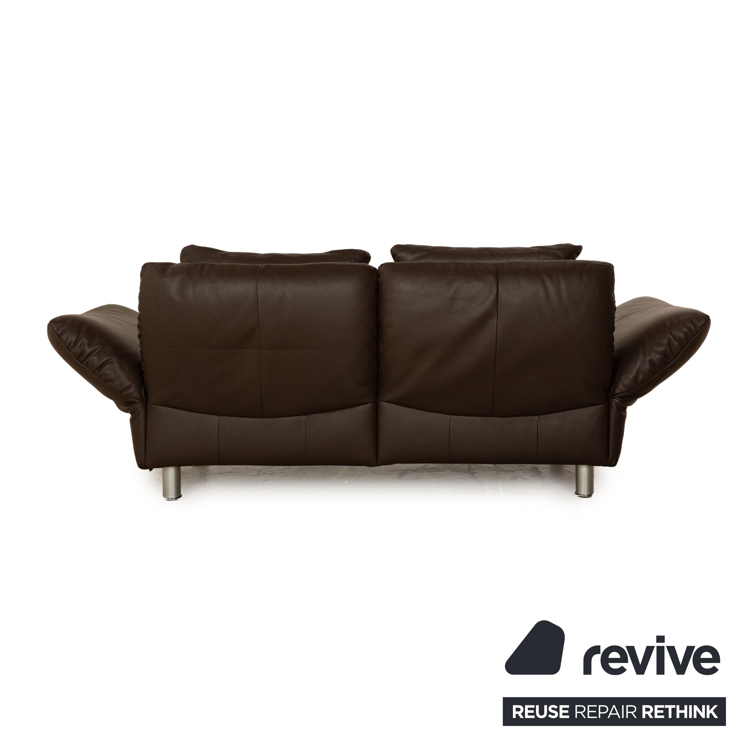 Rolf Benz 510 Leder Zweisitzer Braun manuelle Funktion Sofa Couch