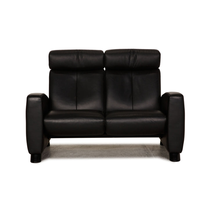 Canapé en cuir Stressless Arion noir, caractéristique du canapé deux places