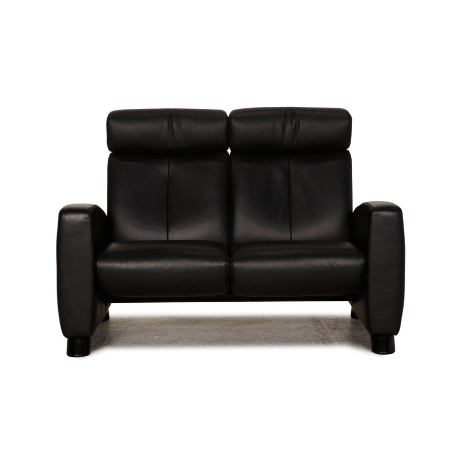 Canapé en cuir Stressless Arion noir, caractéristique du canapé deux places