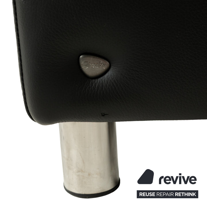 Stressless Arion Leather Two-Seater Black Manual Function Home Cinema