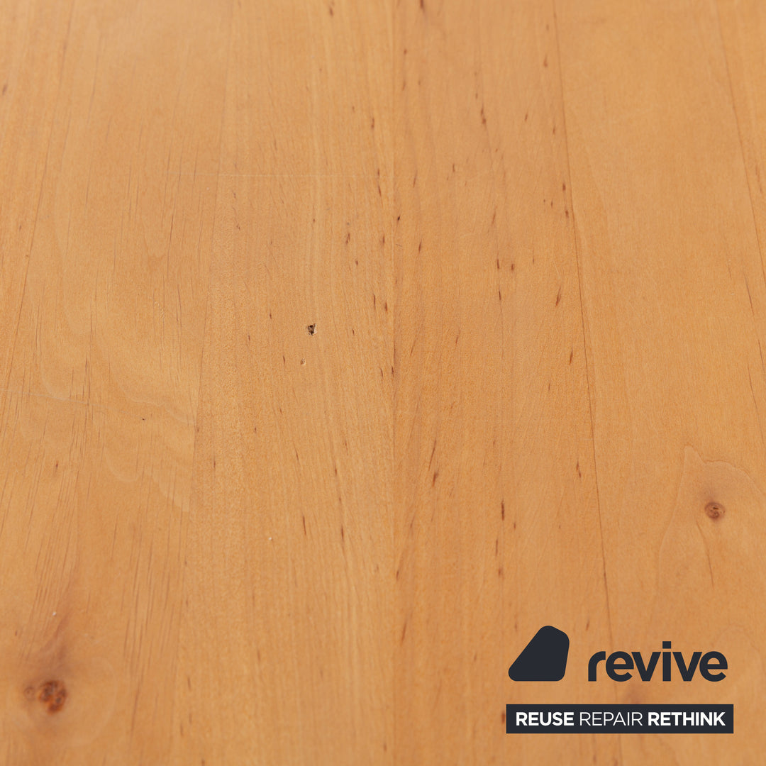 Buffet bas en bois massif marron Team 7 Cubus avec tiroirs