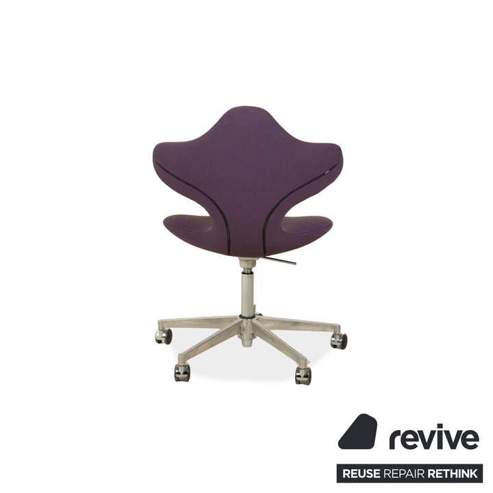 Chaise de bureau Varier Active Chair High Chrome Fabric Purple STEEL CUT TRIO 2