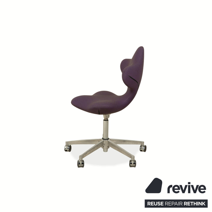 Chaise de bureau Varier Active Chair High Chrome Fabric Purple STEEL CUT TRIO 2