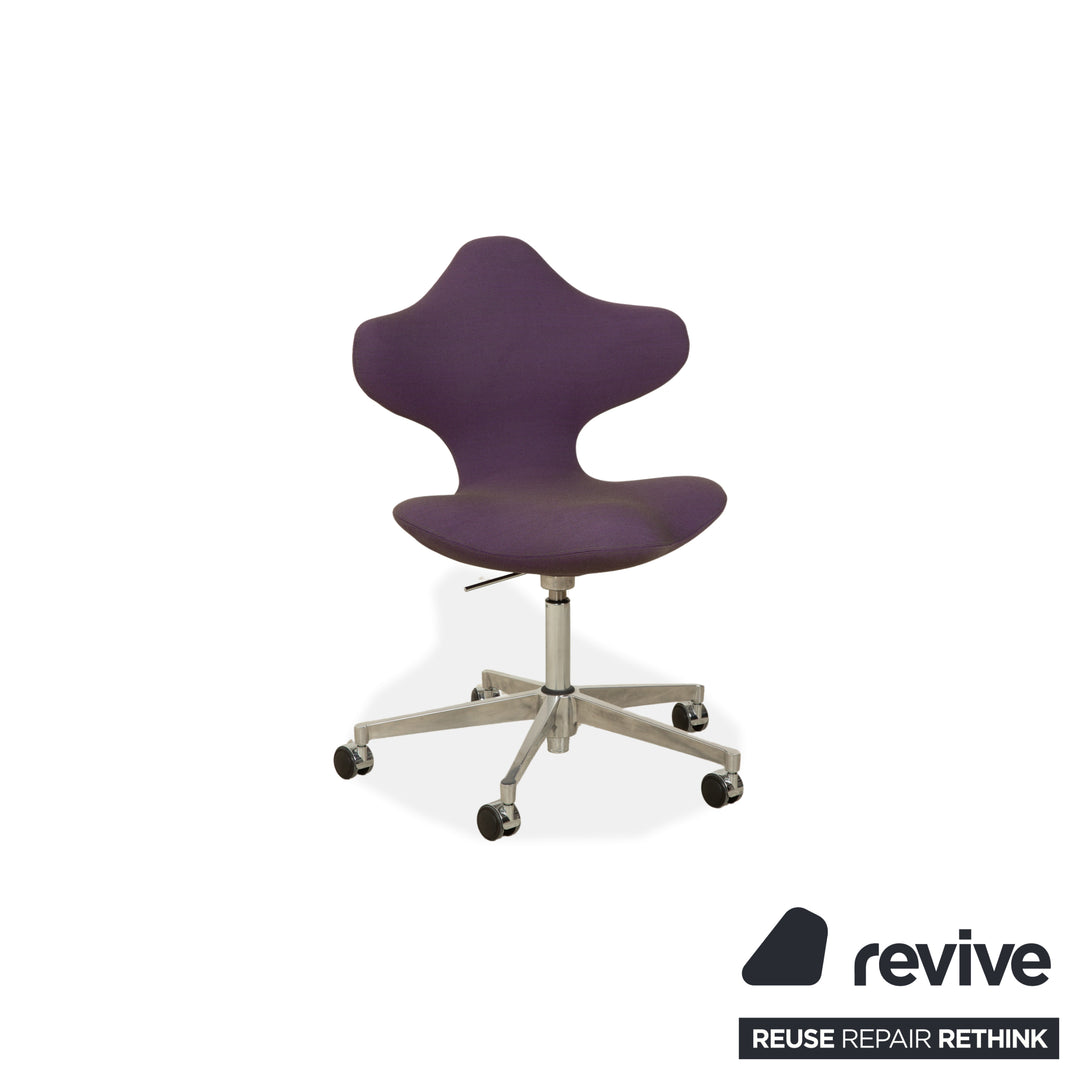 Chaise de bureau Varier Active Chair High Chrome Fabric Purple STEEL CUT TRIO 2