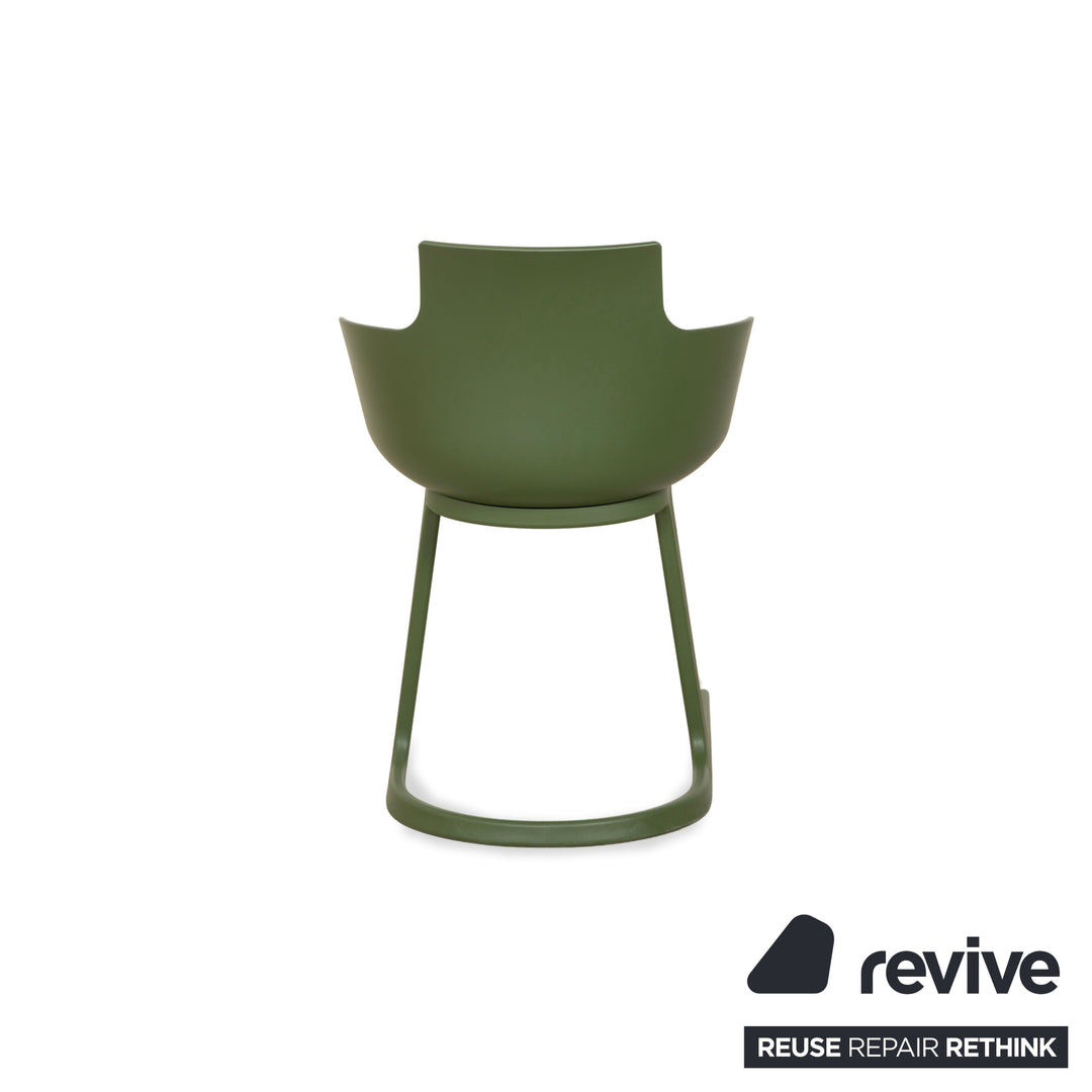 Chaise à bascule Varier Social Tilt en plastique vert par Snøhetta
