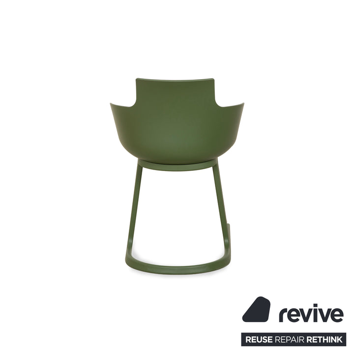 Chaise à bascule Varier Social Tilt en plastique vert par Snøhetta