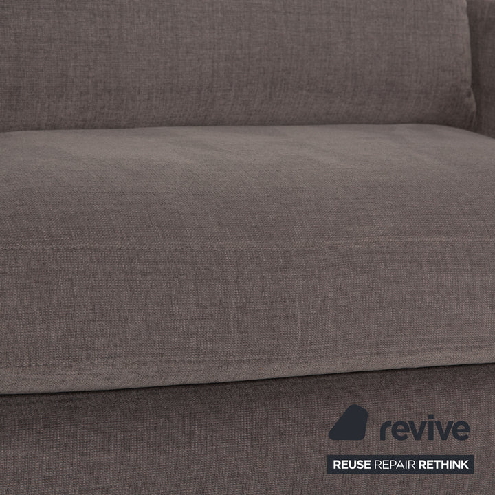 Vilmers Artic fabric sofa set gray three seater couch