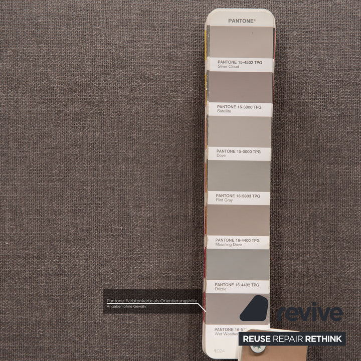 Vilmers Artic fabric sofa set gray three seater couch