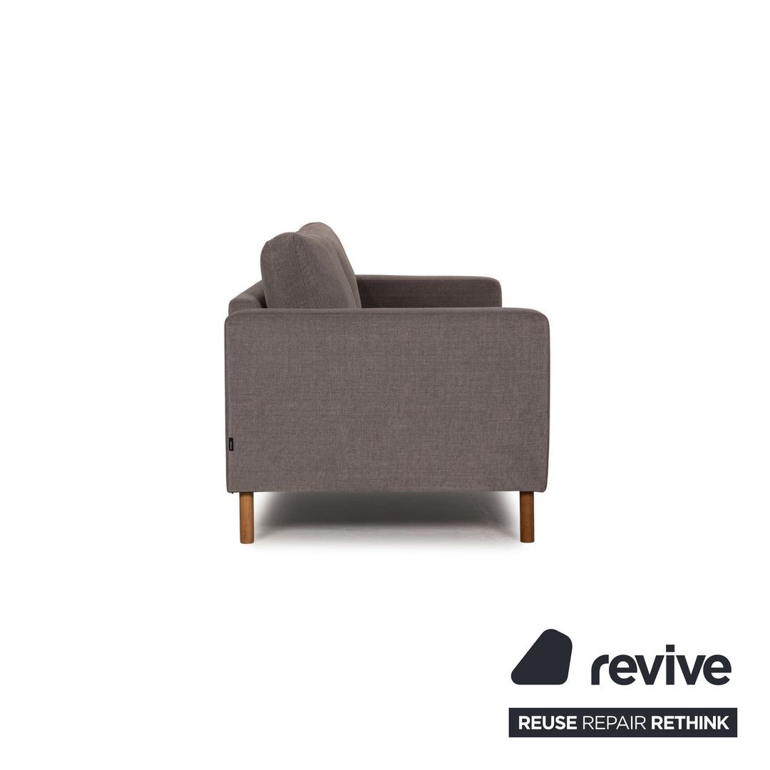 Vilmers Artic Fabric Sofa Gray Three Seater Couch