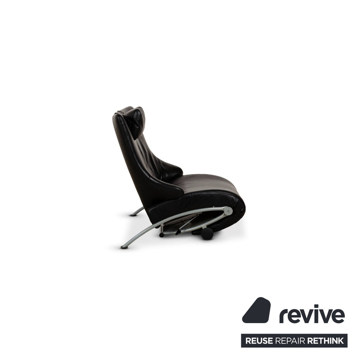 WK Wohnen Solo 699 Fauteuil en cuir noir