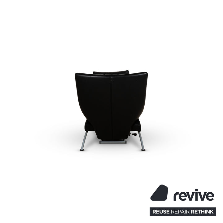 WK Wohnen Solo 699 Fauteuil en cuir noir