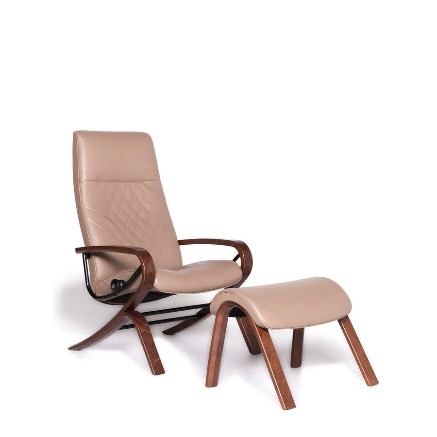 Stressless You James Leder Sessel Beige Funktion #8945