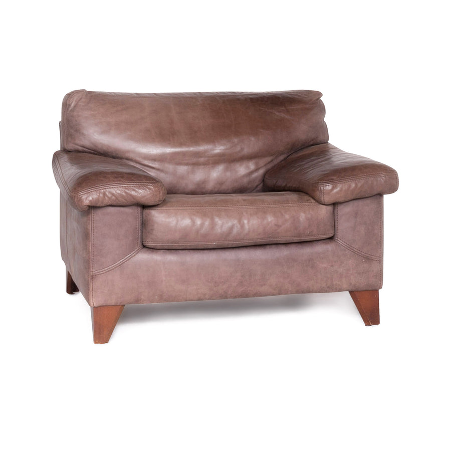 Machalke Diego Leather Armchair Brown by Teun Van Zanten Genuine Leather Chair #8656