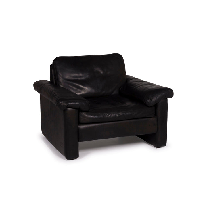 Cor Conseta Leder Sessel Schwarz #11315