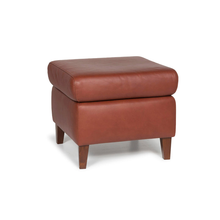 Machalke Leder Hocker Braun #11566