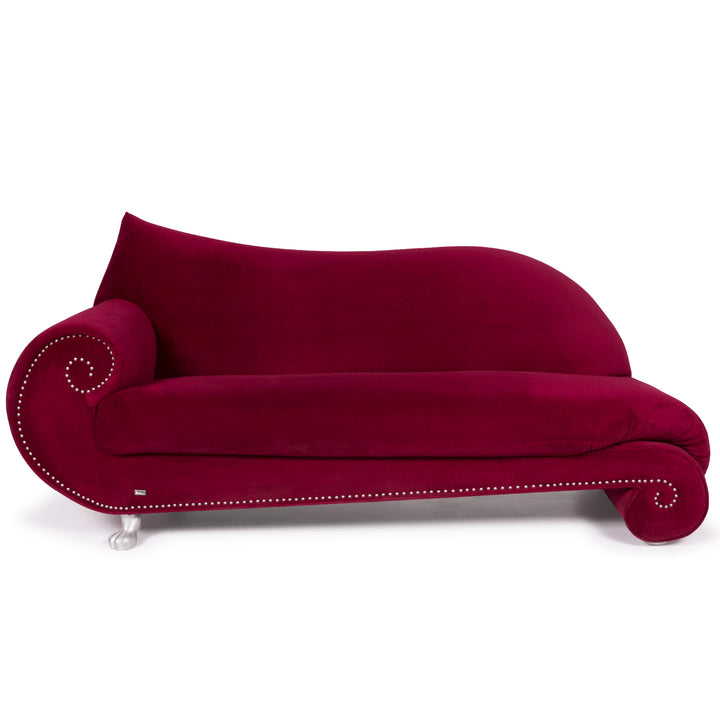 Bretz Gaudi Samt Sofa Pink Dreisitzer #11802