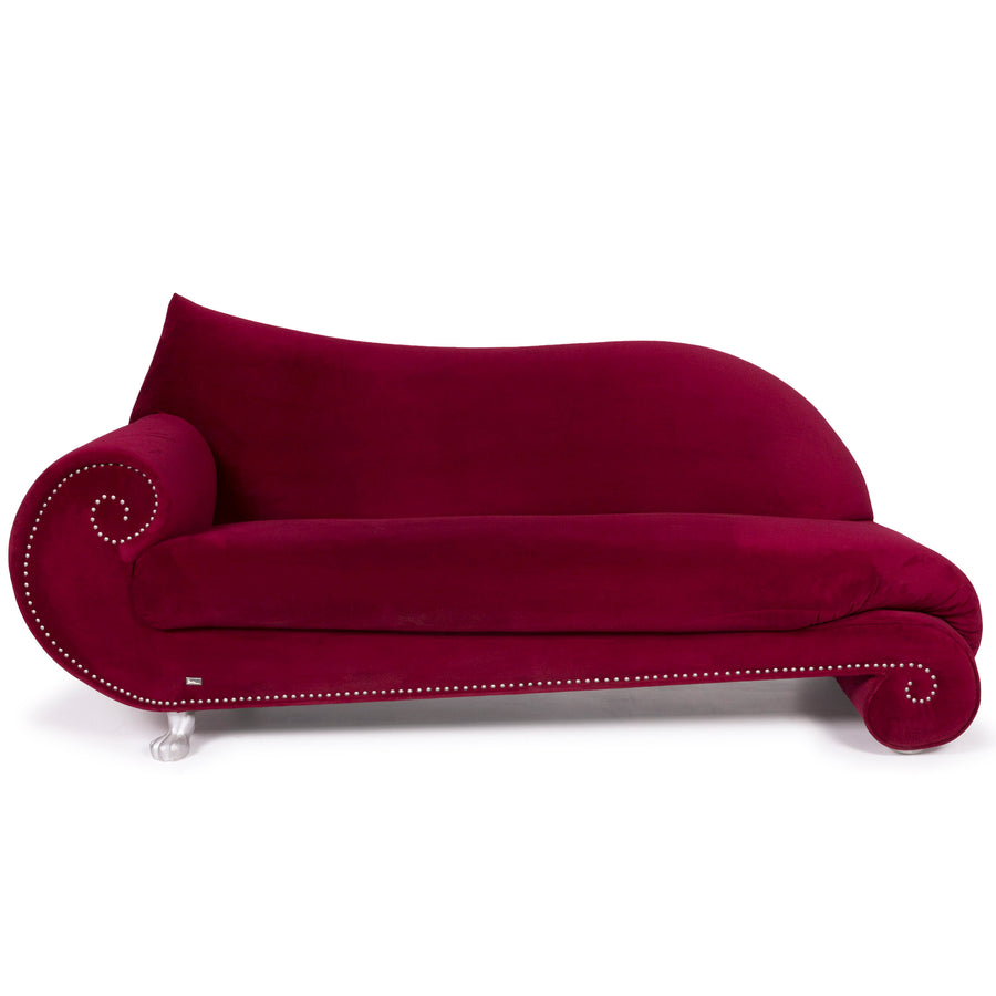 Bretz Gaudi Samt Sofa Pink Dreisitzer #11802