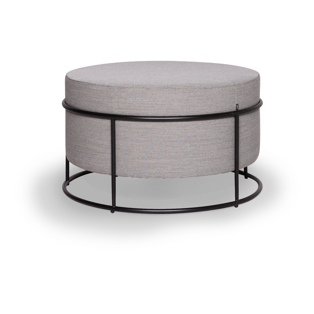 Cor Drop Hocker Stoff Grau Pauline Deltour Schemel #8790