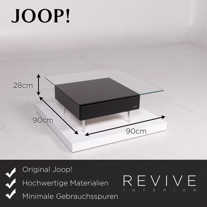 Joop! Glas Couchtisch Glas Schwarz Tisch #11973