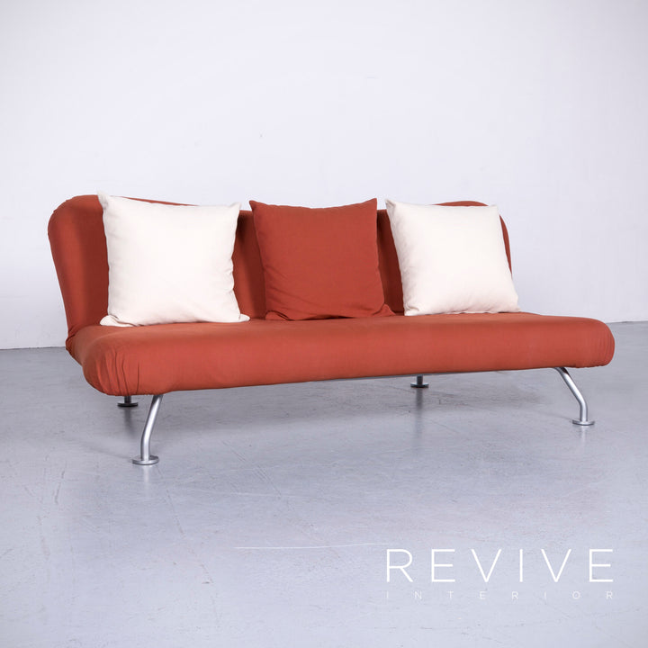 Brühl more Designer Stoff Sofa Braun Schlafsofa Funktion Couch #6425