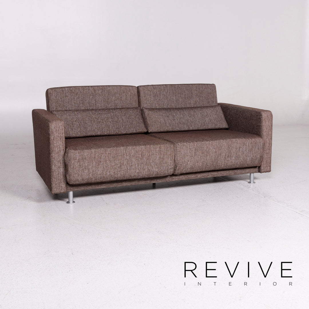 BoConcept Melo Stoff Schlafsofa Braun Sofa Schlaffunktion Funktion Couch #12054